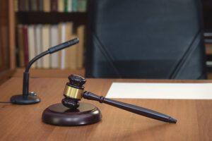 Law And Order. Court Hearing Condemn And Punish. Execution Of A