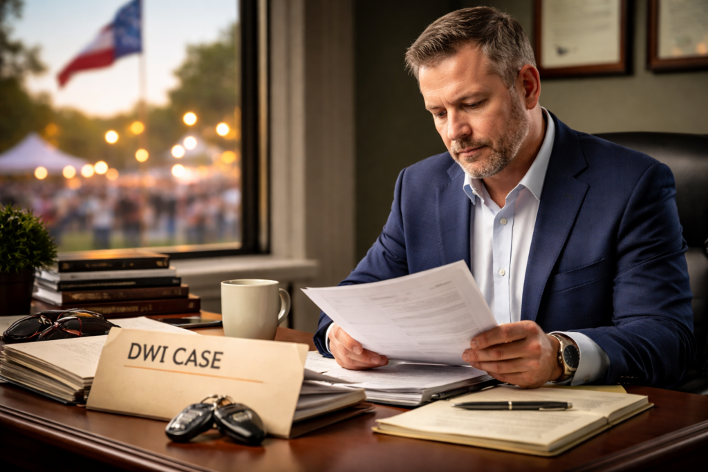 Charged With DWI After a Festival or Event in Texas? What Happens Next