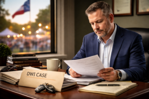 Charged With DWI After a Festival or Event in Texas? What Happens Next